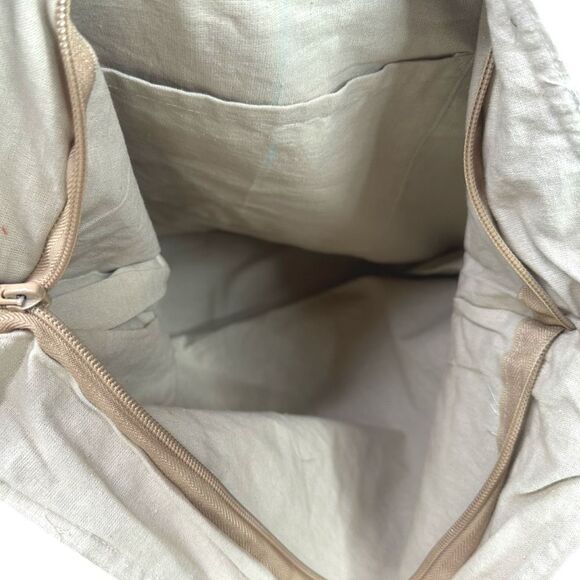 Kantha Patchwork Crossbody Hobo Shoulder Bag - 14” x 10.5” x 5.5” - Picture 3 of 6